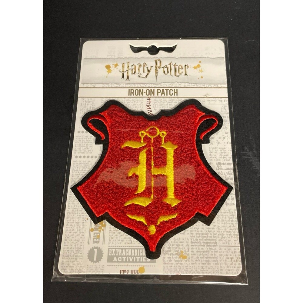 BioWorld Hogwarts Quidditch Crest Iron-On Patch Wizarding World of Harry Potter